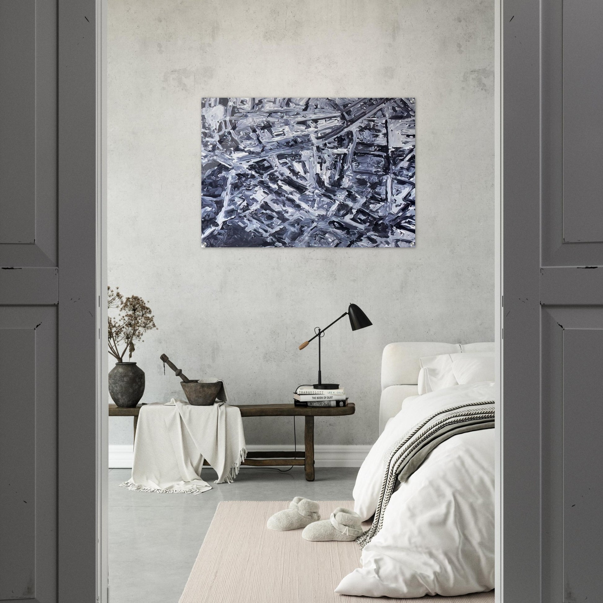 TOWNSCAPE PL 1970 0 - Gerhard Richter Acrylic Print - 70x100 cm / 28x40″ inches