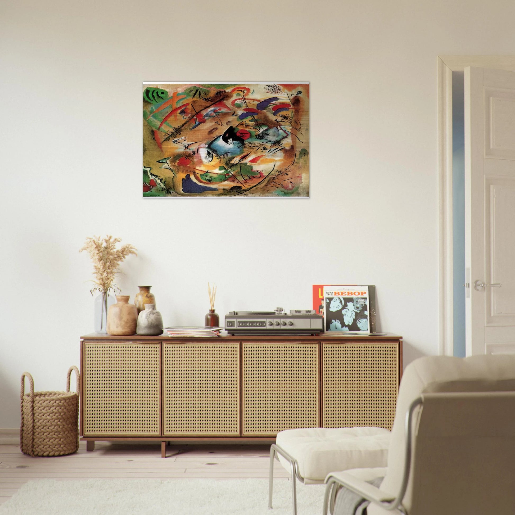 IMPROVISATION DREAMY 1913 - Wassily Kandinsky Brushed Aluminum Print - 70x100 cm / 28x40 inches | Wassily Kandinsky Aluminum Print | Wassily Kandinsky Prints