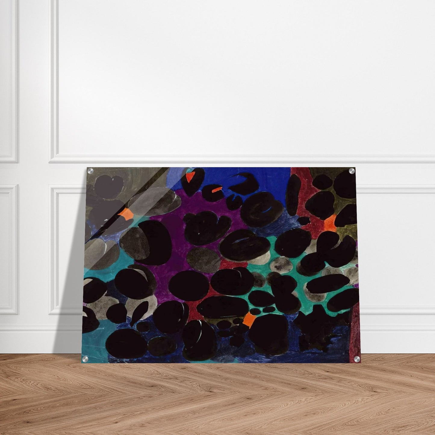 Plumen - 1957 - Johannes Itten Acrylic Print - 70x100 cm / 28x40″ inches | Johannes Itten Wall Art | Johannes Itten Prints
