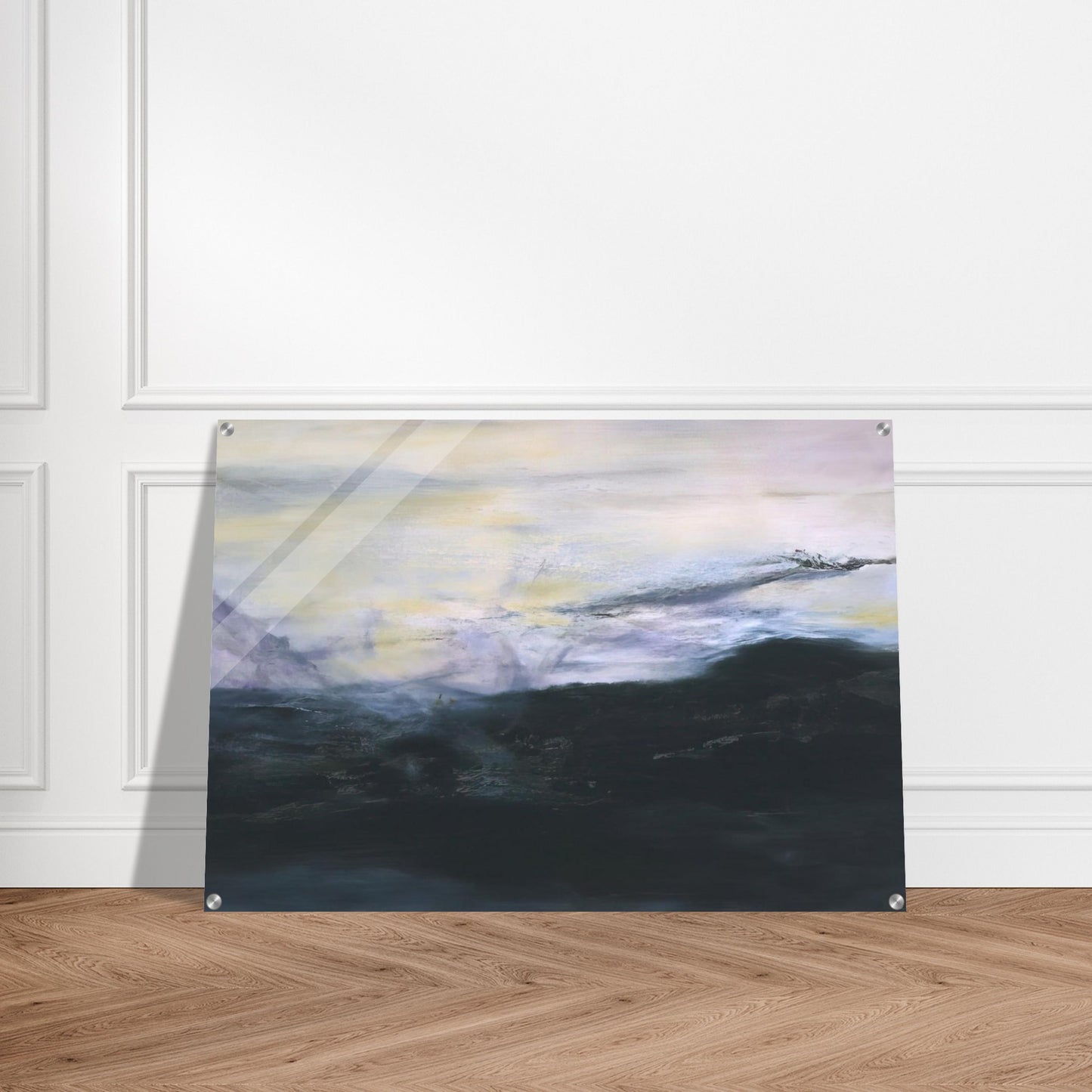 15 02 2001 2001 - Zao Wou-Ki Acrylic Print - 70x100 cm / 28x40″ inches