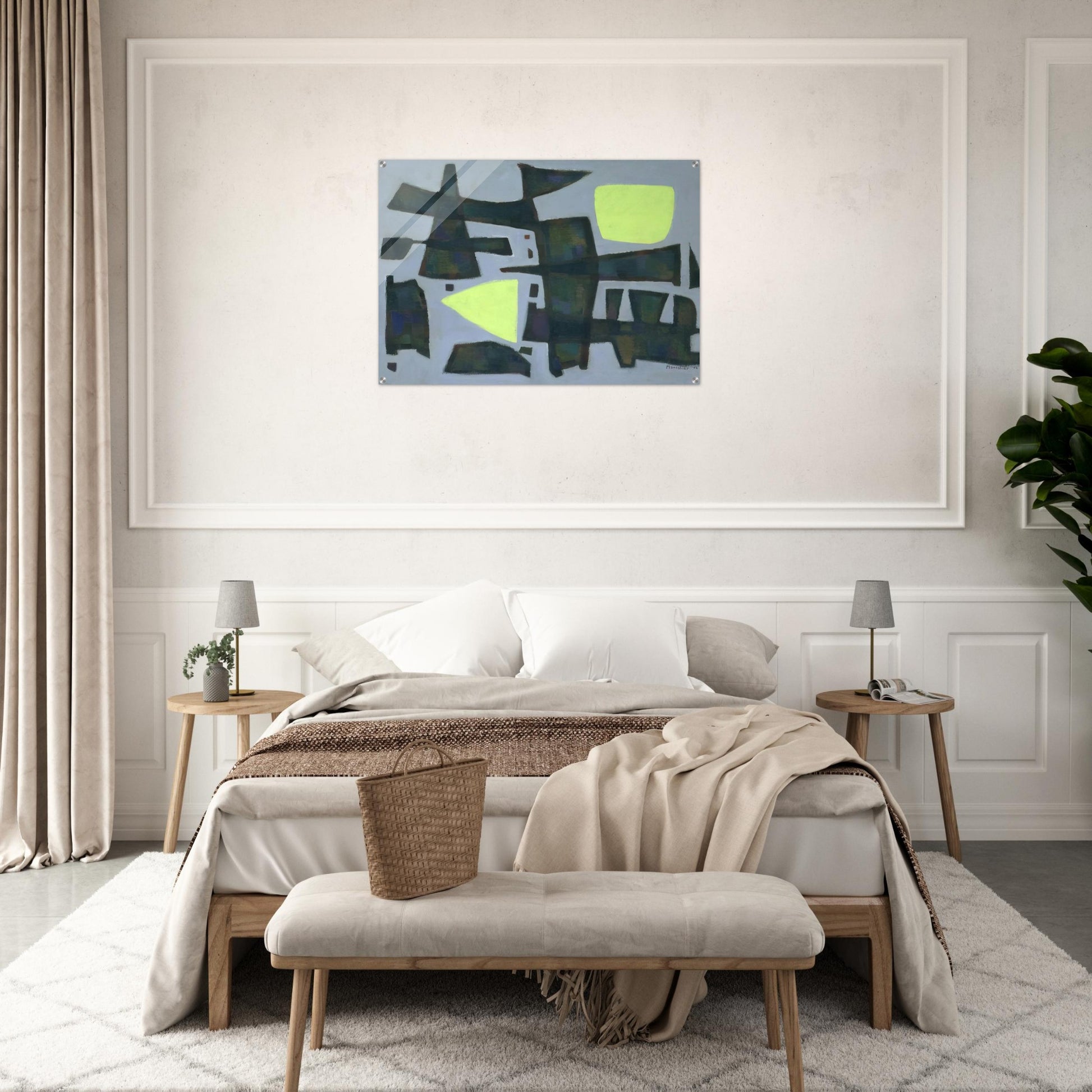 -12° - 1956 - Alfred Manessier Acrylic Print - 70x100 cm / 28x40″ inches