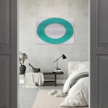 RING IMAGE C 2008 - Robert Mangold Brushed Aluminum Print - 70x100 cm / 28x40 inches | Robert Mangold Aluminum Print | Robert Mangold Prints
