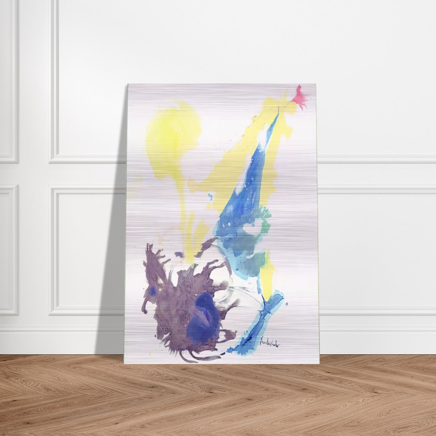 Moving Day - 1961 - Helen Frankenthaler Brushed Aluminum Print - 70x100 cm / 28x40 inches | Helen Frankenthaler Aluminum Print | Helen Frankenthaler Prints