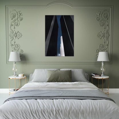 City Night - Georgia O'Keeffe Brushed Aluminum Print - 70x100 cm / 28x40 inches | Georgia O'Keeffe Aluminum Print | Georgia O'Keeffe Prints