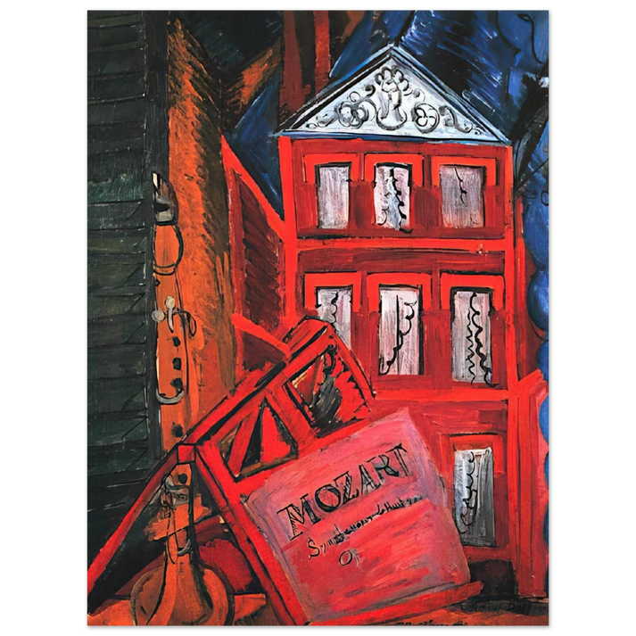 Raoul Dufy - HOMMAGE TO MOZART 1915  75x100 cm / 30x40inches Fine Art Poster