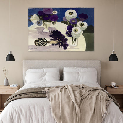 Blue - 2006 - Mary Fedden Art Prints - 100x150 cm / 40x60″ inches | Mary Fedden Poster | Mary Fedden Prints