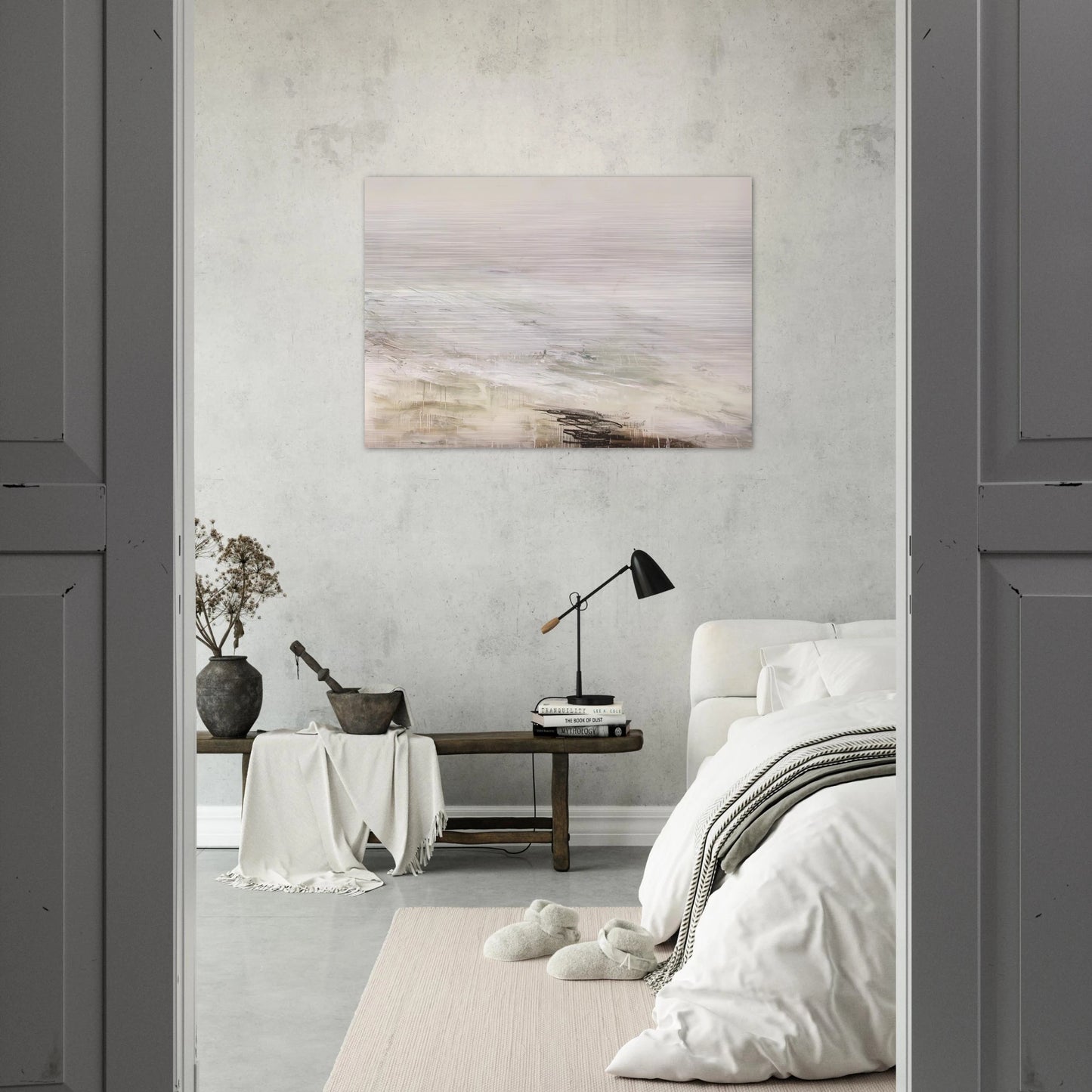 Hero and Leandro  A Painting in Four Parts  Part II - Cy Twombly Brushed Aluminum Print - 70x100 cm / 28x40 inches | Cy Twombly Aluminum Print | Cy Twombly Prints