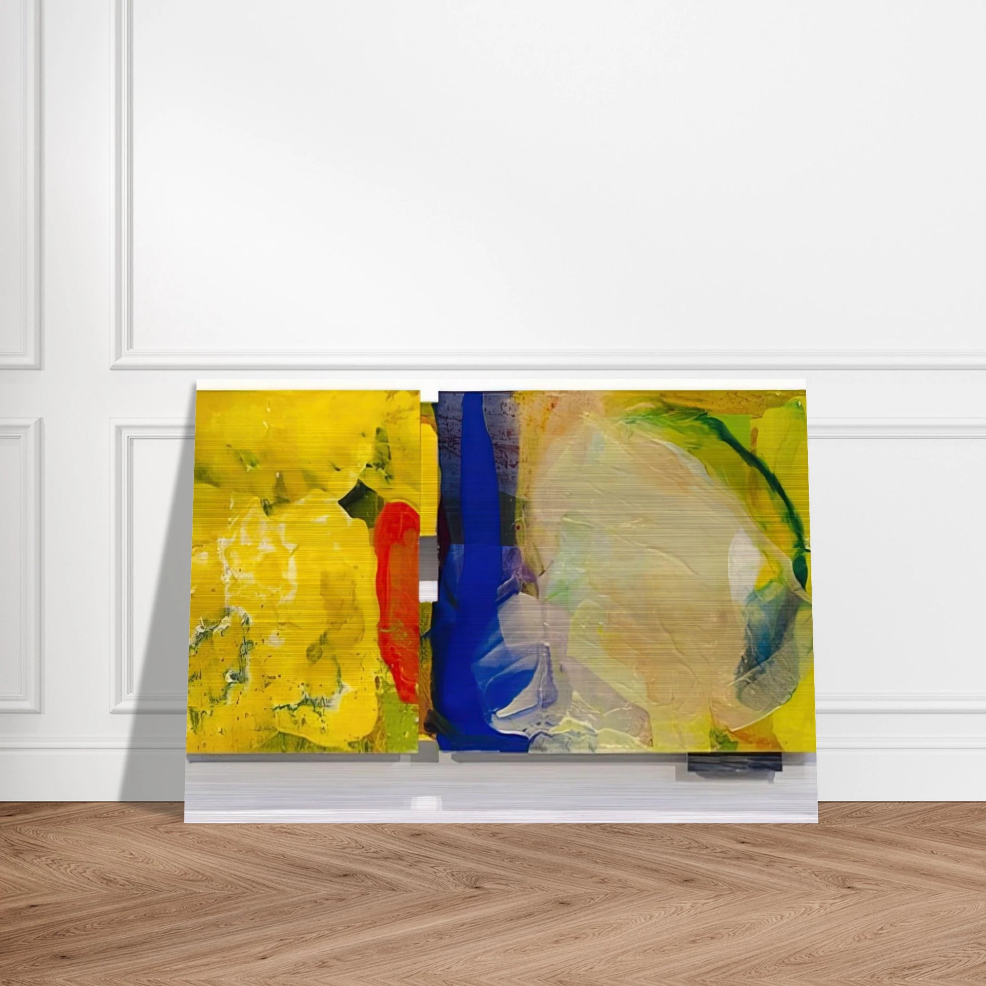 Fog Light - Sam Gilliam Brushed Aluminum Print - 70x100 cm / 28x40 inches | Sam Gilliam Aluminum Print | Sam Gilliam Prints