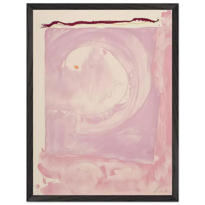 Helen Frankenthaler - Reflections IX - 1995 Wall art - 50x70 cm / 20x28 inches - Premium Wooden Framed Poster With Fine Art Paper - White frame