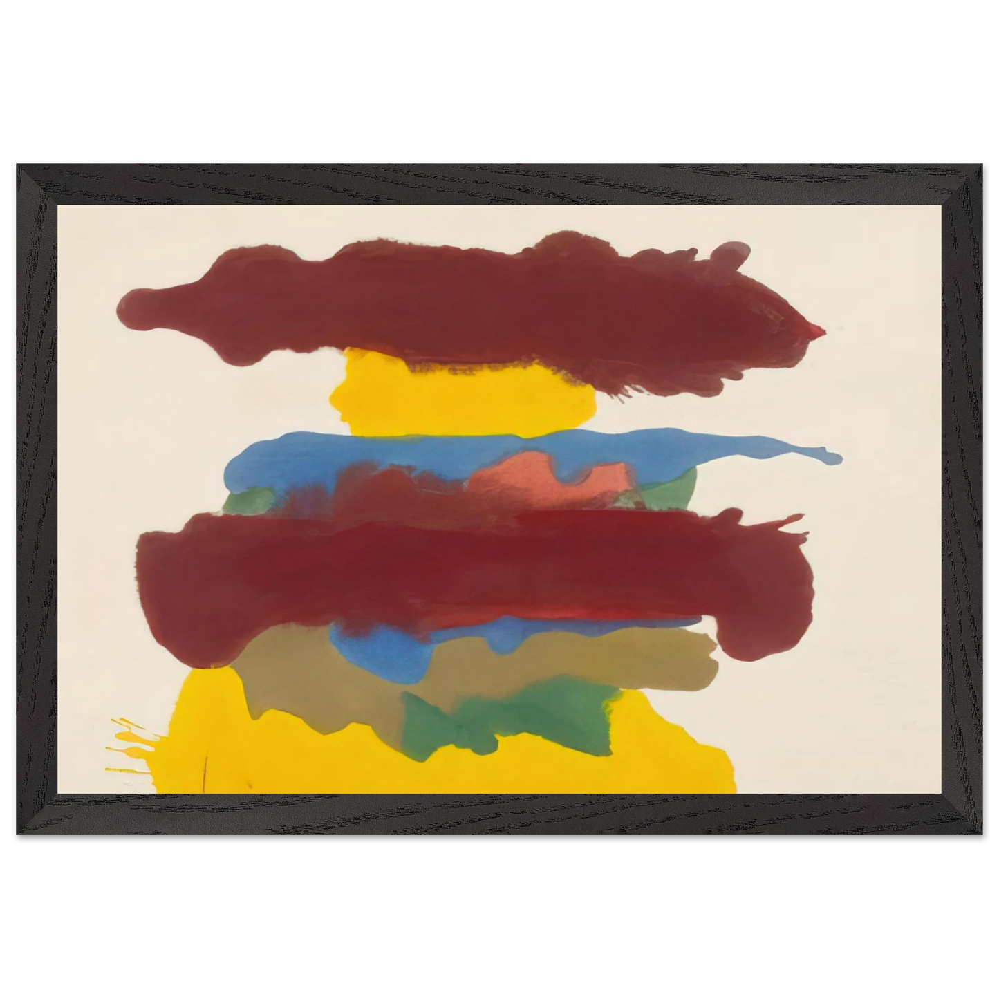 Helen Frankenthaler - Weather Change - 1963 Wall art - 15x20 cm / 6x8 inches - Fine Art Poster-canvas - -