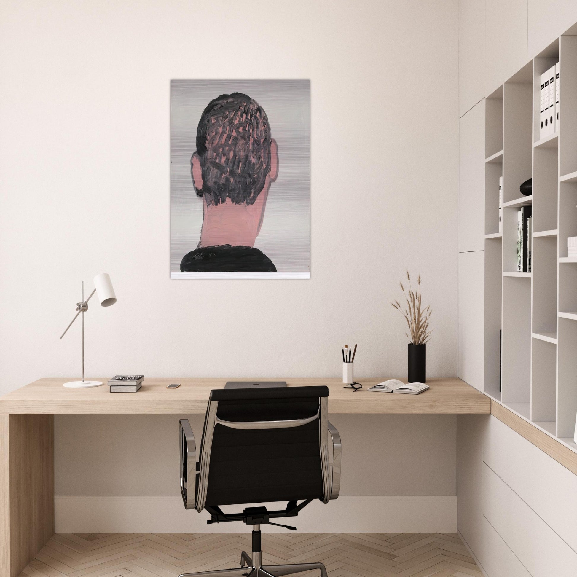 UNTITLED 7 - Philip Guston Brushed Aluminum Print - 70x100 cm / 28x40 inches | Philip Guston Aluminum Print | Philip Guston Prints