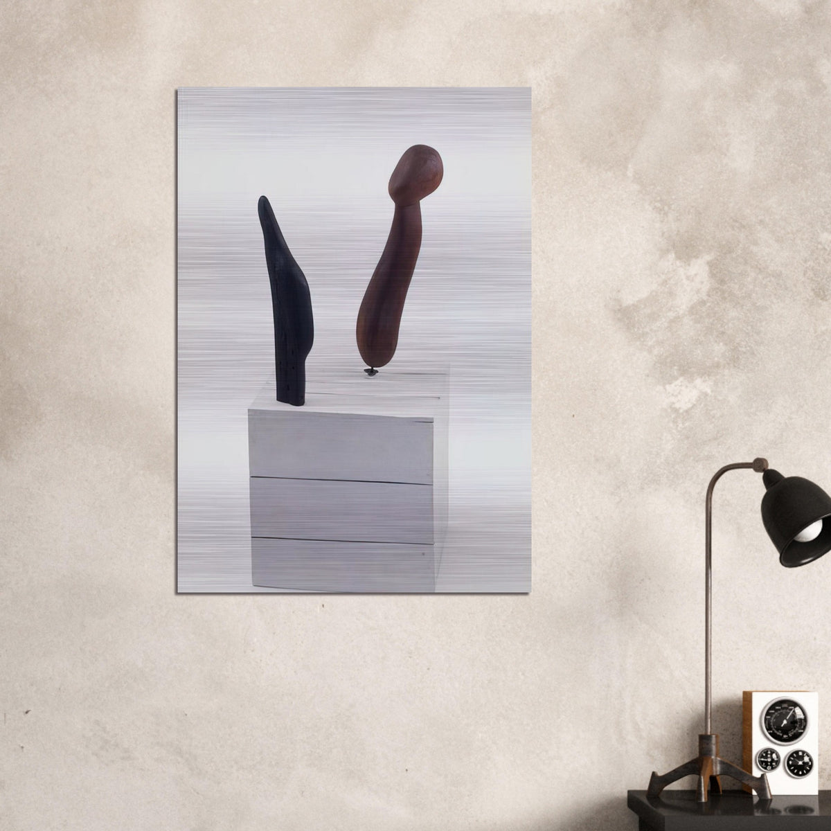 MACHINE MOTORISEE 1933 - Alexander Calder Brushed Aluminum Print - 70x100 cm / 28x40 inches | Alexander Calder Aluminum Print | Alexander Calder Prints