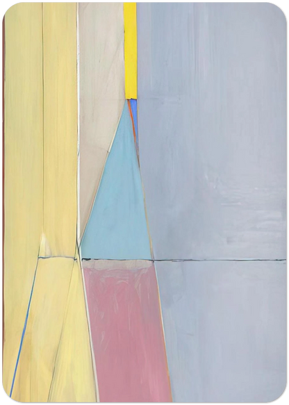 Ocean Park #21 By Richard Diebenkorn Pack of 10 Post Cards | Richard Diebenkorn Post Cards | A6 (10.5 x 14.8 cm) - 4.1 x 5.8 inches