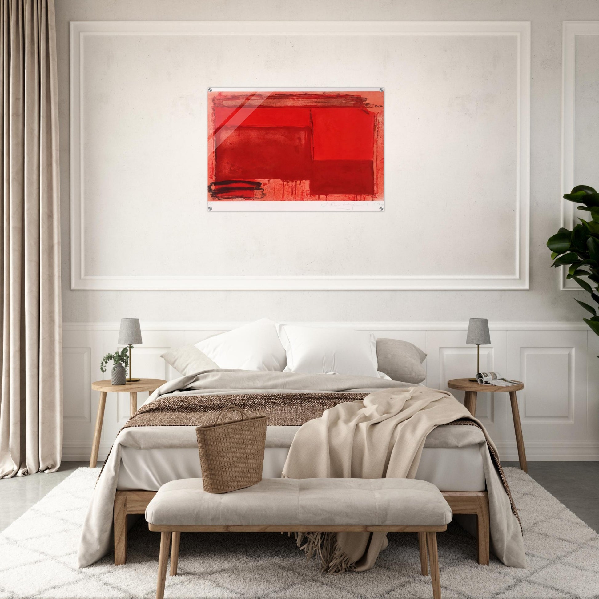 Tembi - 1980 - John Hoyland Acrylic Print - 70x100 cm / 28x40″ inches | John Hoyland Wall Art | John Hoyland Prints