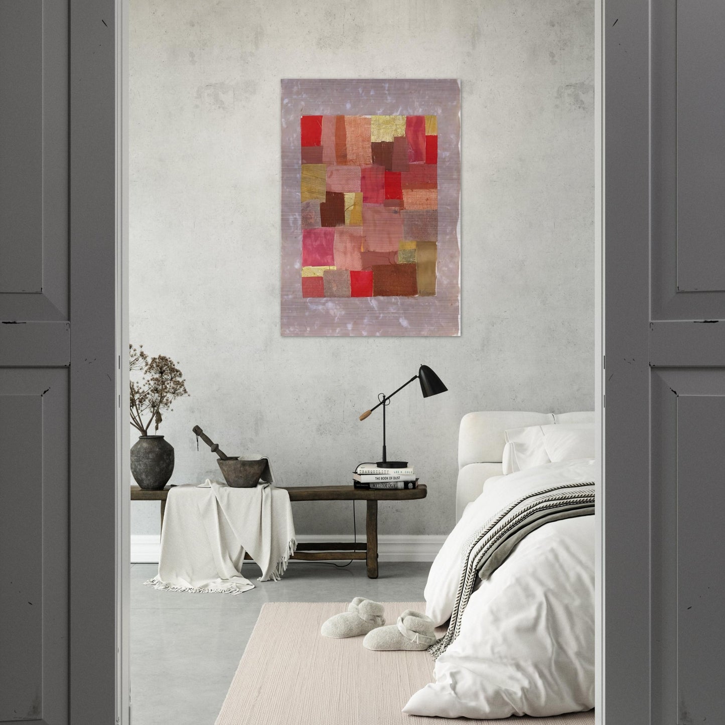 Number 587 - 1952 - Anne Ryan Brushed Aluminum Print - 70x100 cm / 28x40 inches | Anne Ryan Aluminum Print | Anne Ryan Prints