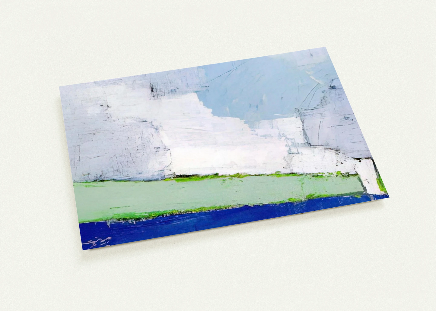 Paysage de Vaucluse No. 3 - 1953 By Nicolas de Stael Pack of 10 Post Cards | Nicolas de Stael Post Cards | A6 (10.5 x 14.8 cm) - 4.1 x 5.8 inches