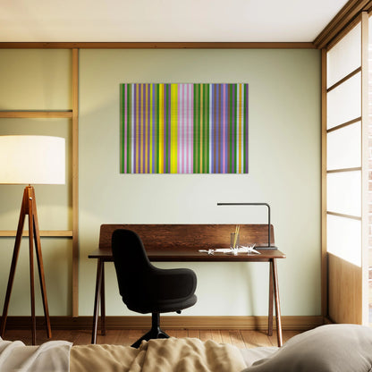 Zebra - 1969 - Gene Davis Brushed Aluminum Print - 70x100 cm / 28x40 inches | Gene Davis Aluminum Print | Gene Davis Prints