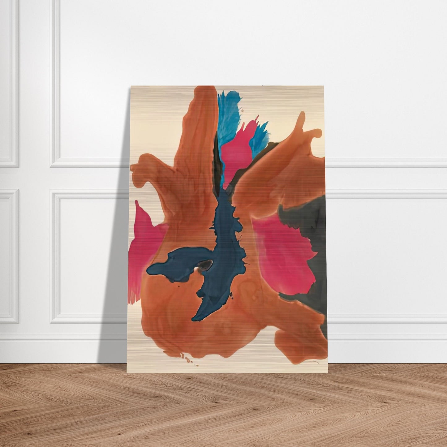 Pink Lady, 1963- - Helen Frankenthaler Brushed Aluminum Print - 70x100 cm / 28x40 inches | Helen Frankenthaler Aluminum Print | Helen Frankenthaler Prints