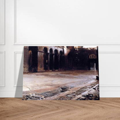 Pavement of St. Mark's - John Singer Sargent Brushed Aluminum Print - 70x100 cm / 28x40 inches | John Singer Sargent Aluminum Print | John Singer Sargent Prints