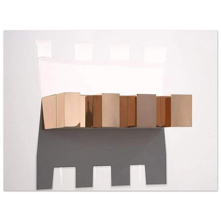 Donald Judd - Untitled 72-22 Bernstein - 1972  75x100 cm / 30x40inches Fine Art Poster