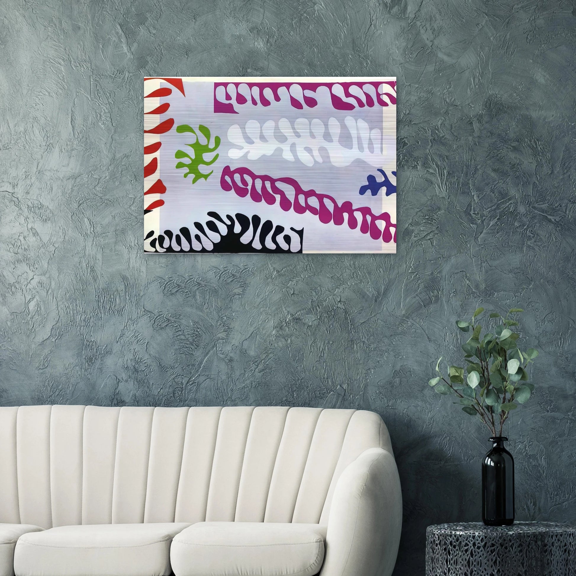 CUT OUTS 1 - Henri Matisse Brushed Aluminum Print - 70x100 cm / 28x40 inches | Henri Matisse Aluminum Print | Henri Matisse Prints