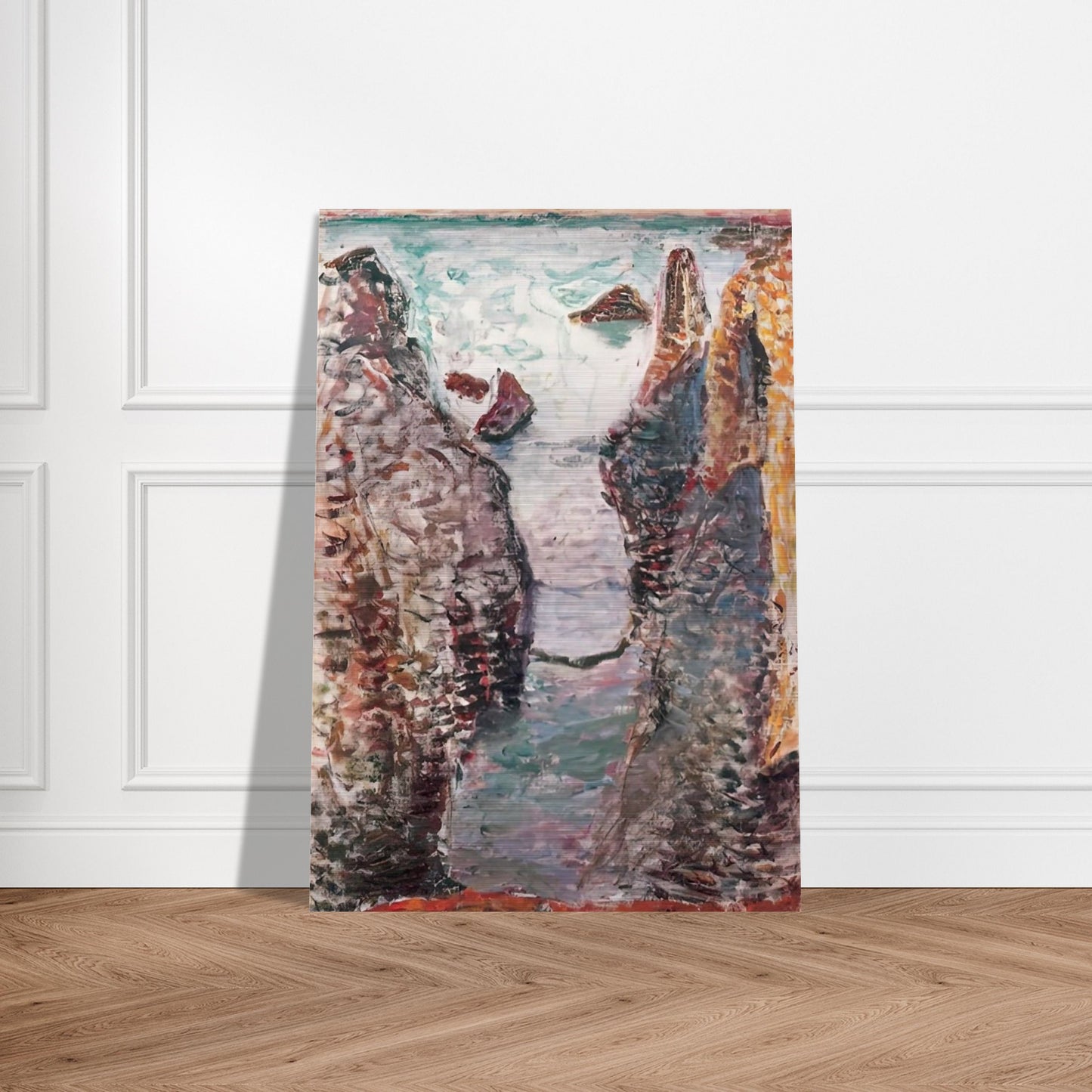 CIFFS BELLE ILE 1897 - Henri Matisse Brushed Aluminum Print - 70x100 cm / 28x40 inches | Henri Matisse Aluminum Print | Henri Matisse Prints