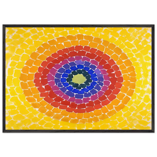 RESSURECTION 1966 - Alma Woodsey Thomas 70x100 cm / 28x40 inches Framed Art Print – Black Wooden Frame