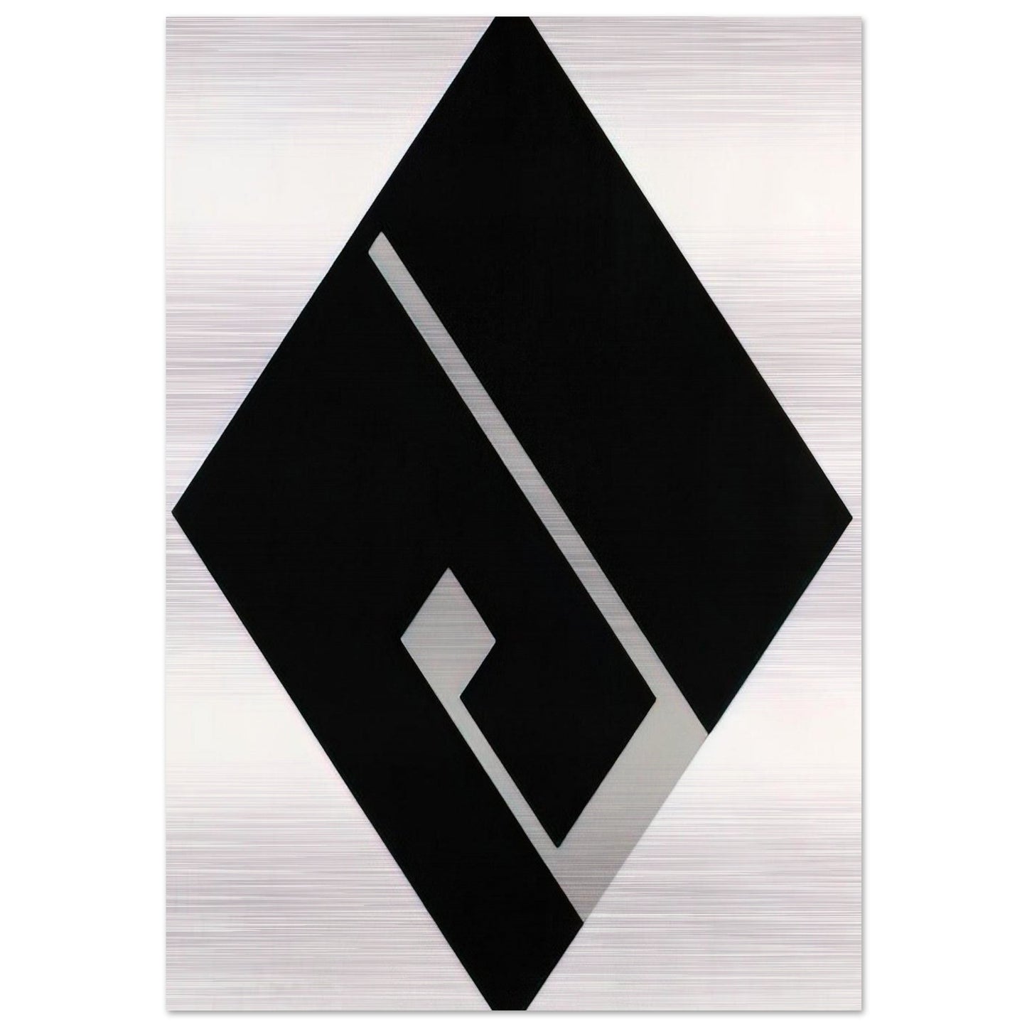 Untitled - 1984 - Bruno Munari Brushed Aluminum Print - 70x100 cm / 28x40 inches | Bruno Munari Aluminum Print | Bruno Munari Prints