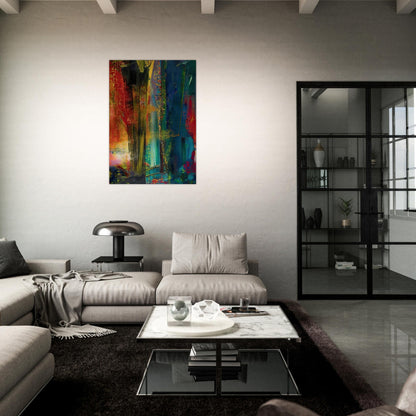 ABSTRACT PAINTING 599 1986 - Gerhard Richter Brushed Aluminum Print - 70x100 cm / 28x40 inches | Gerhard Richter Aluminum Print | Gerhard Richter Prints