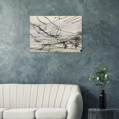 WORKING DRAWING FOR PRIMROSE HILL - Frank Auerbach Brushed Aluminum Print - 70x100 cm / 28x40 inches | Frank Auerbach Aluminum Print | Frank Auerbach Prints