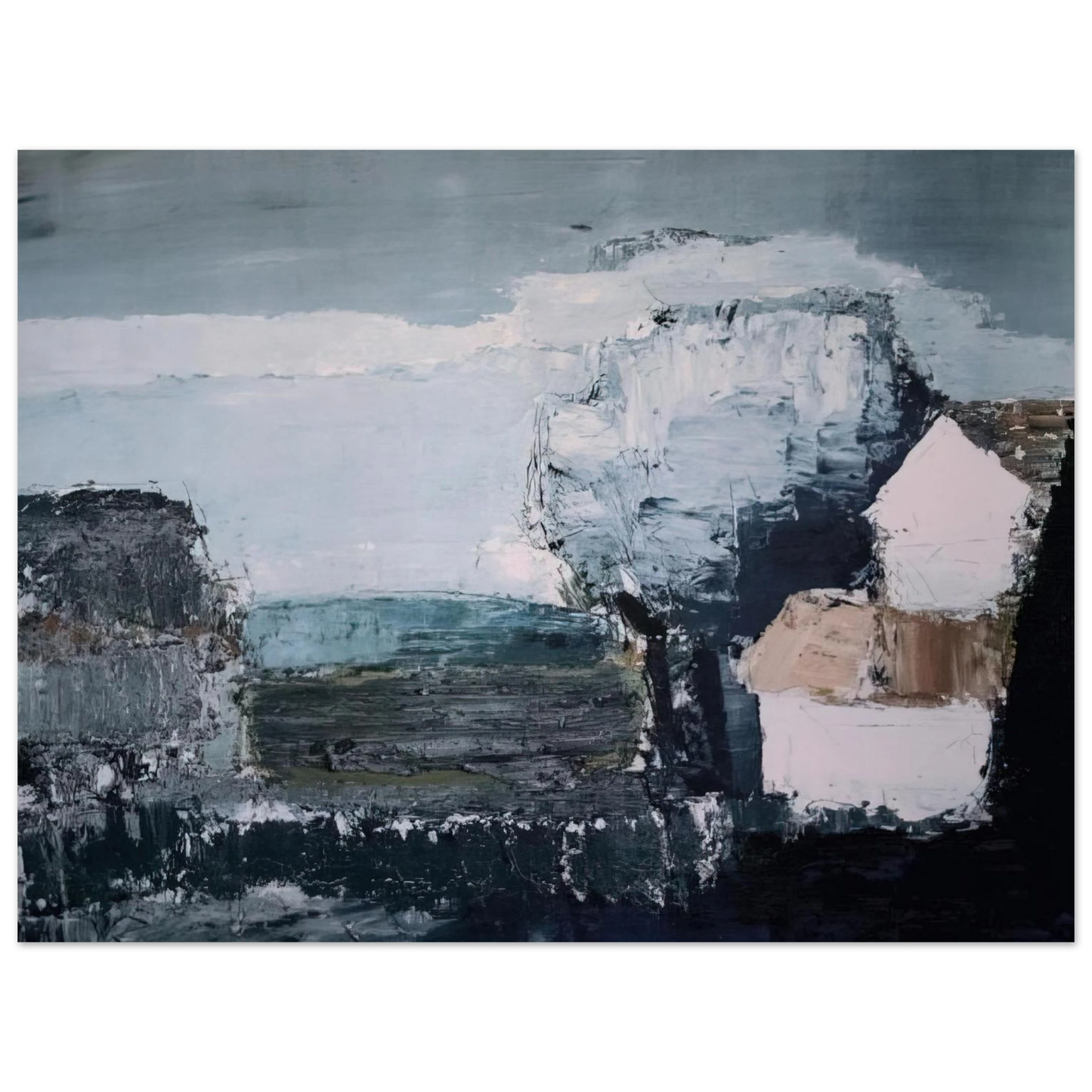 Nicolas de Stael - Paysage mÃƒÂ©diterranÃƒÂ©en - 1953 Fine Art Poster