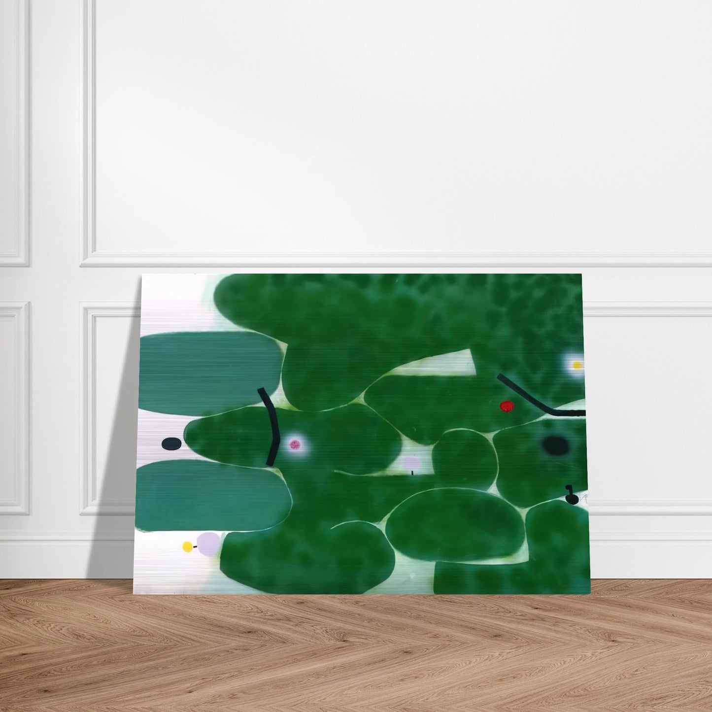 The Green Earth - 1980 - Victor Pasmore Brushed Aluminum Print - 70x100 cm / 28x40 inches | Victor Pasmore Aluminum Print | Victor Pasmore Prints