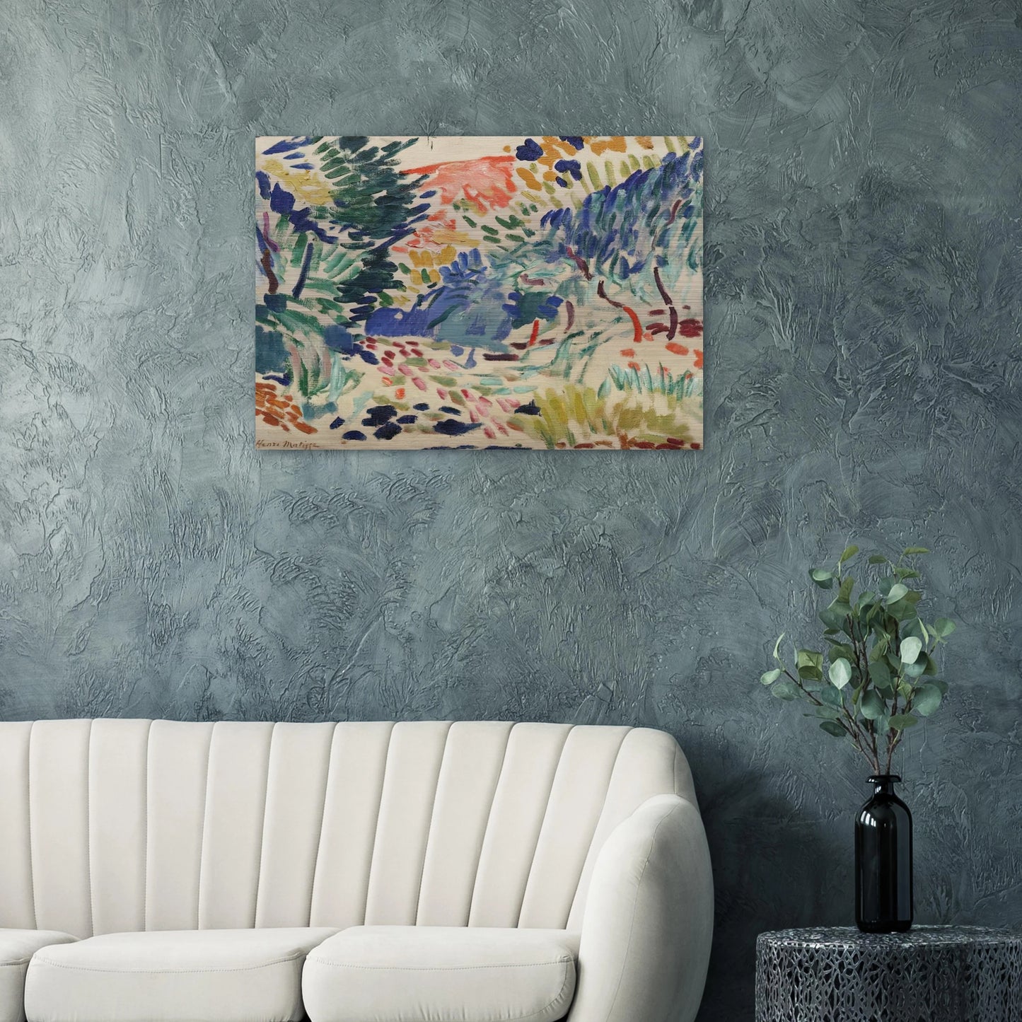 LANDSCAPE AT COLLIOURE 1905 - Henri Matisse Brushed Aluminum Print - 70x100 cm / 28x40 inches | Henri Matisse Aluminum Print | Henri Matisse Prints