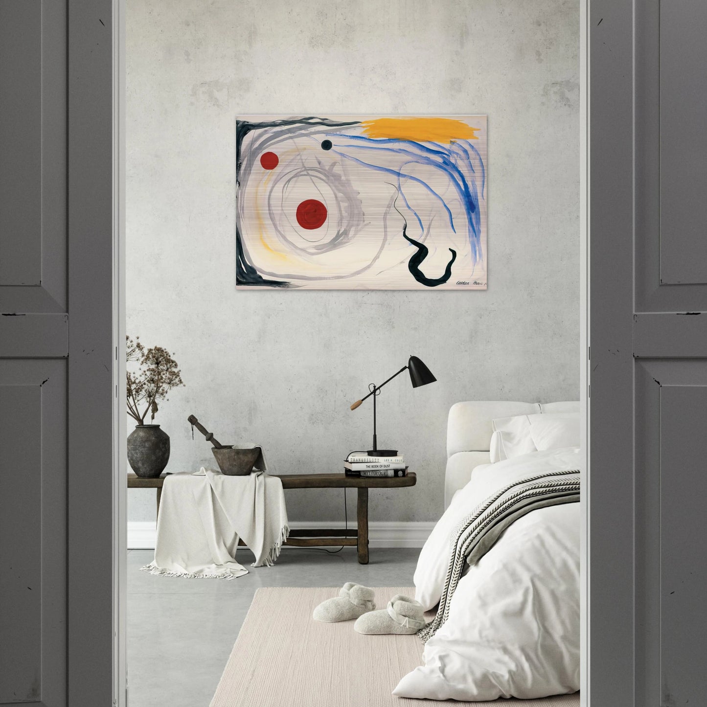 UNTITLED 1946 2 - Alexander Calder Brushed Aluminum Print - 70x100 cm / 28x40 inches | Alexander Calder Aluminum Print | Alexander Calder Prints