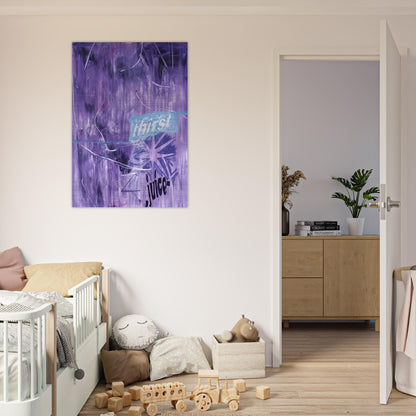 Halbzeit - 2002 - Michel Majerus Brushed Aluminum Print - 70x100 cm / 28x40 inches | Michel Majerus Aluminum Print | Michel Majerus Prints
