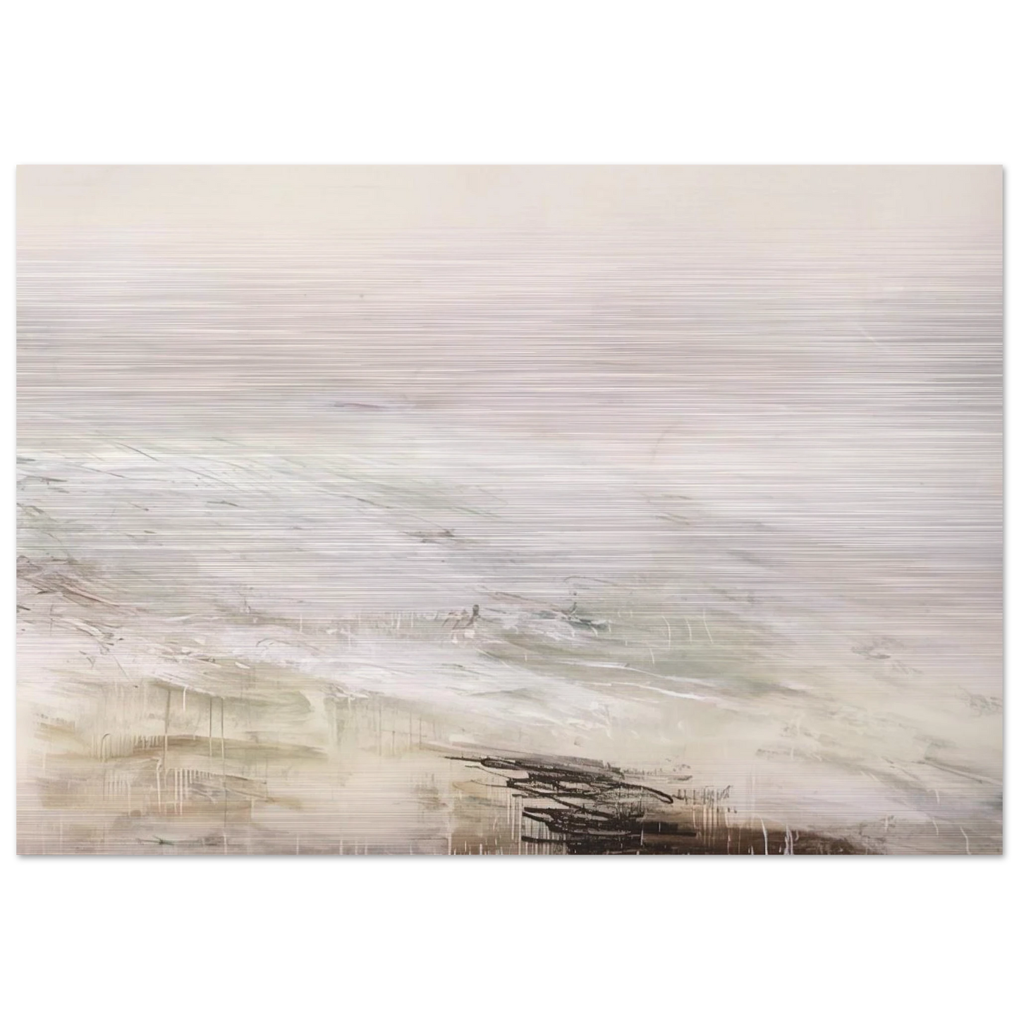Hero and Leandro  A Painting in Four Parts  Part II - Cy Twombly Brushed Aluminum Print - 70x100 cm / 28x40 inches | Cy Twombly Aluminum Print | Cy Twombly Prints