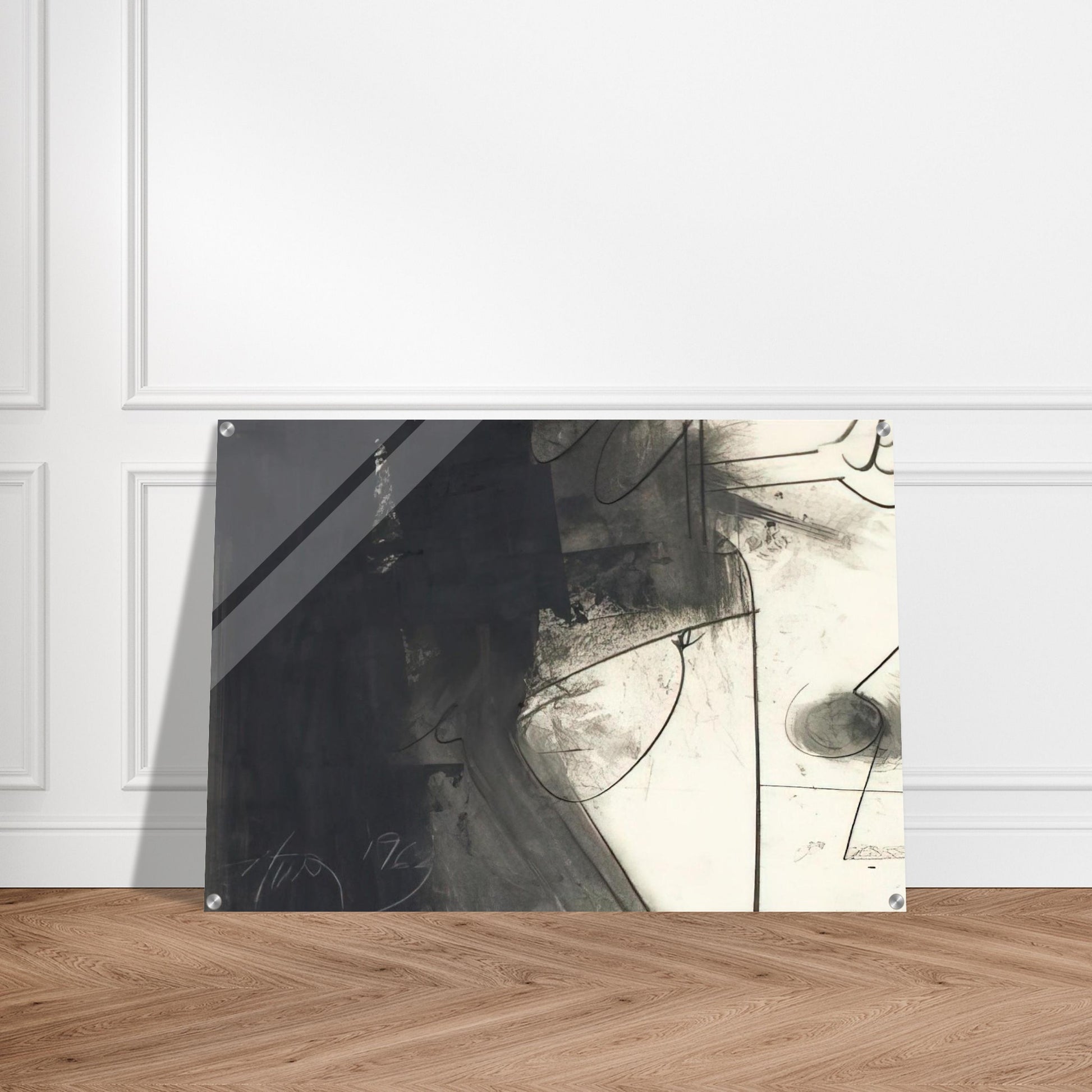 Untitled - 1963 - Hassel Smith Acrylic Print - 70x100 cm / 28x40″ inches