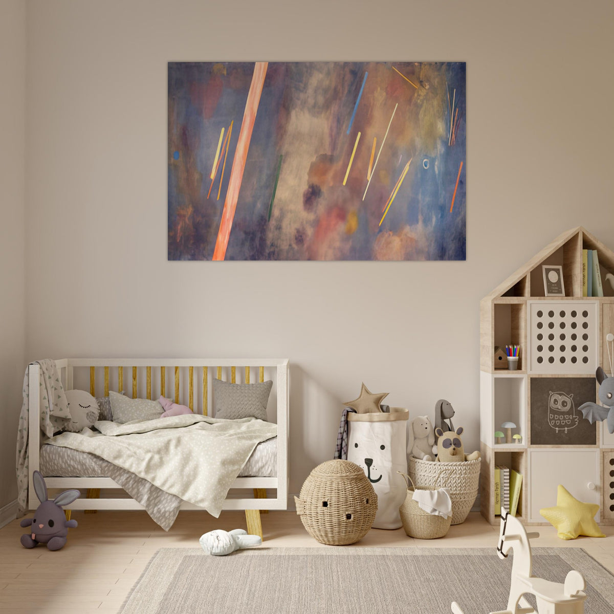 For William Blake - 1968 - Ronnie Landfield Art Prints - 100x150 cm / 40x60″ inches | Ronnie Landfield Poster | Ronnie Landfield Prints