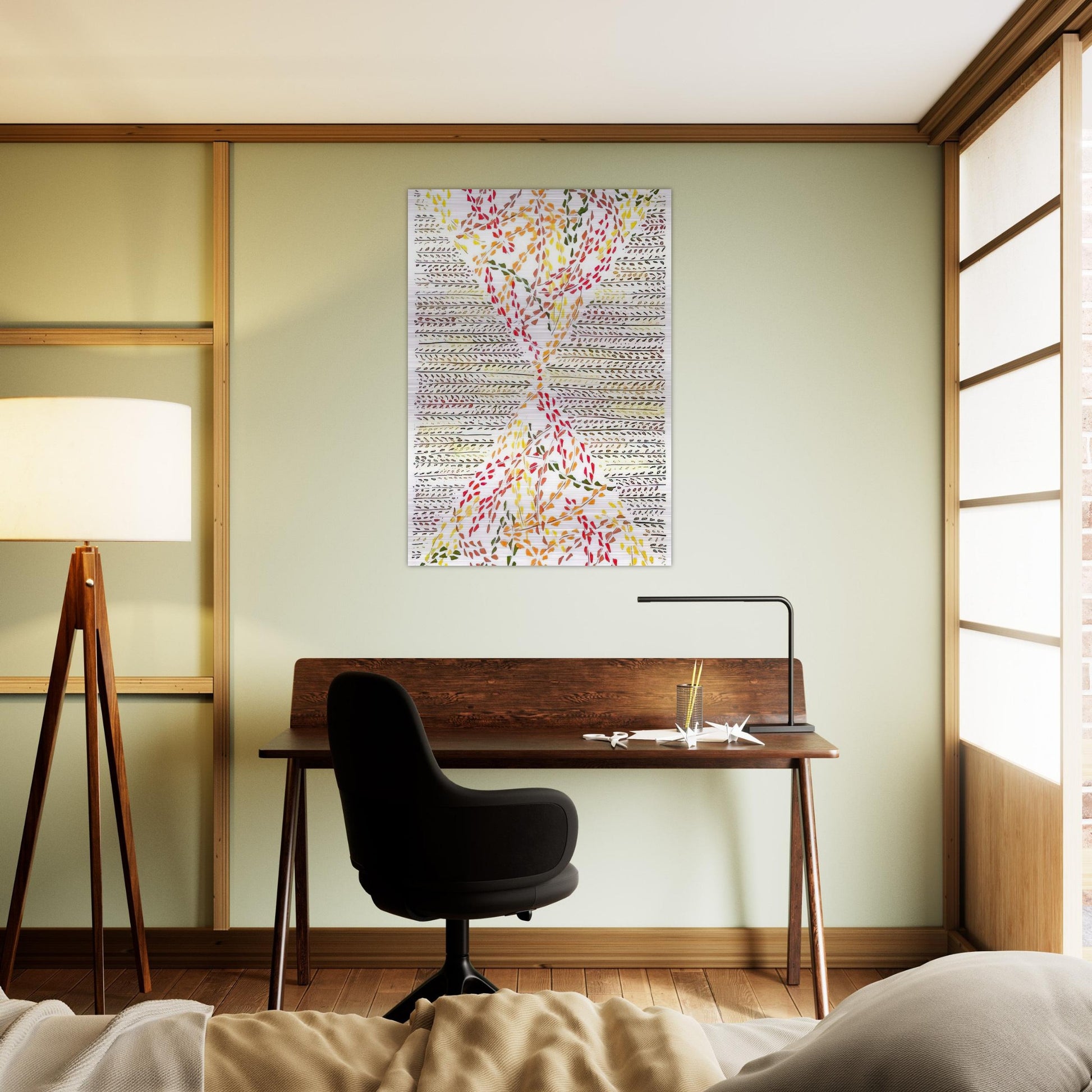 %D1%81OULEURS IDEES 1 - Sonia Delaunay Brushed Aluminum Print - 70x100 cm / 28x40 inches | Sonia Delaunay Aluminum Print | Sonia Delaunay Prints