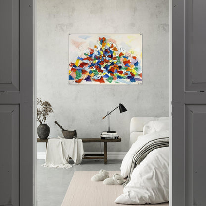 Color Abstraction - 1967 - Robert Goodnough Acrylic Print - 70x100 cm / 28x40″ inches
