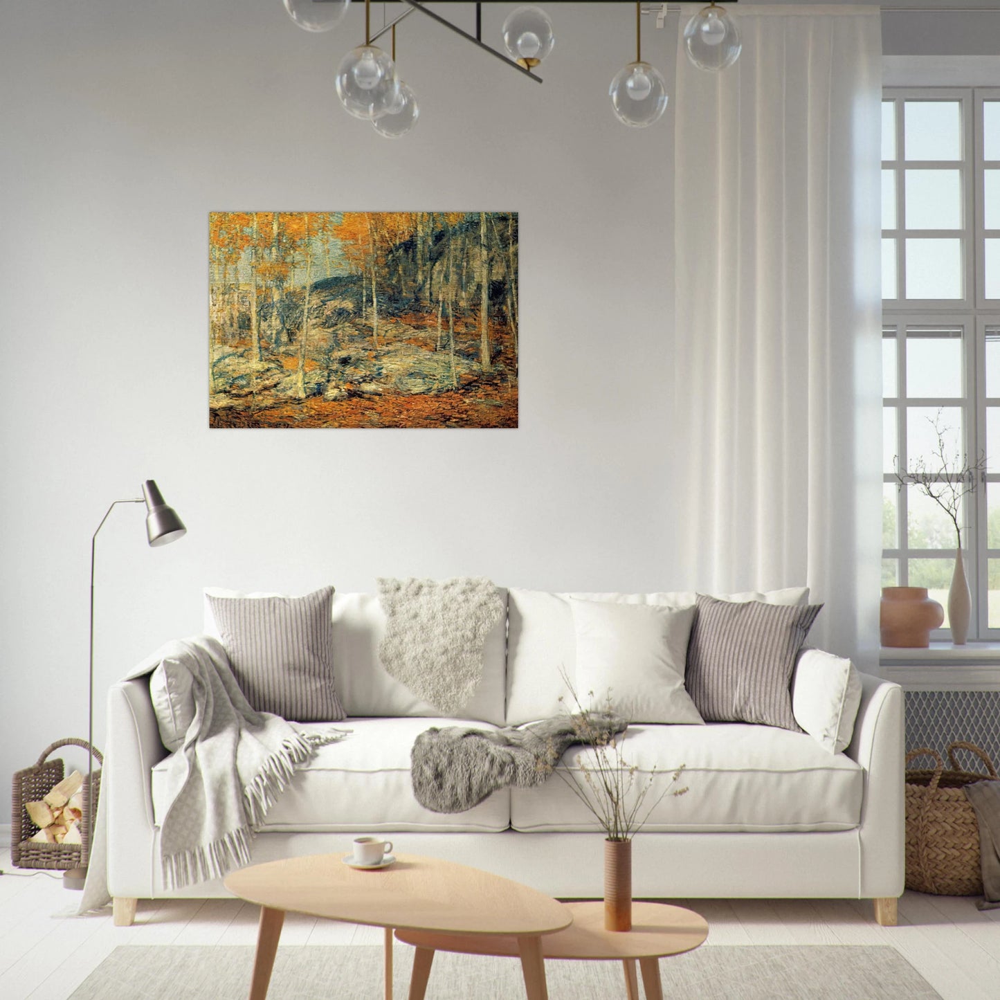 The Ledges - Childe Hassam Brushed Aluminum Print - 70x100 cm / 28x40 inches | Childe Hassam Aluminum Print | Childe Hassam Prints