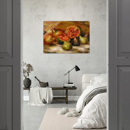 Still Life with Figs - Pierre-Auguste Renoir Acrylic Print - 70x100 cm / 28x40″ inches
