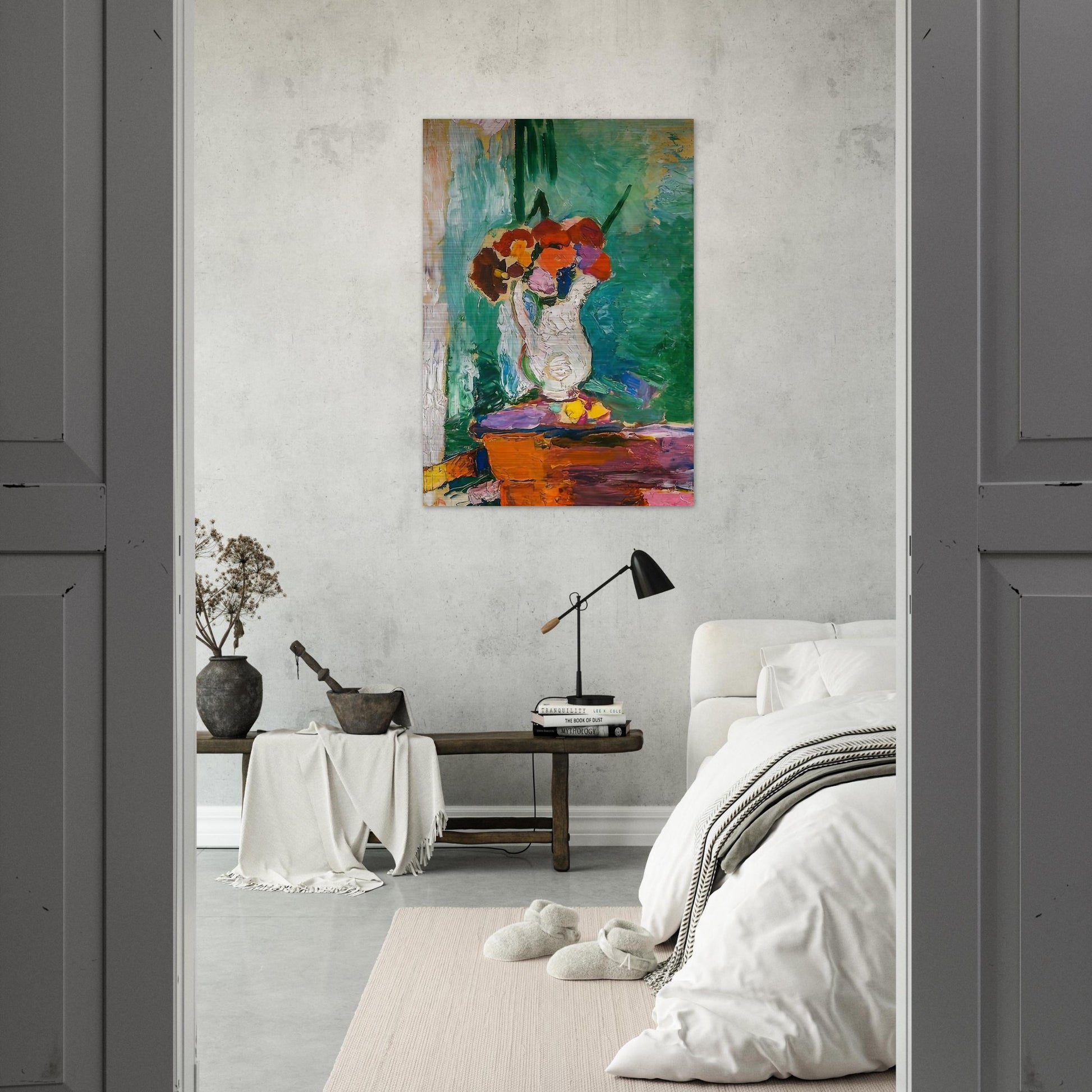 FLOWERS 1907 - Henri Matisse Brushed Aluminum Print - 70x100 cm / 28x40 inches | Henri Matisse Aluminum Print | Henri Matisse Prints