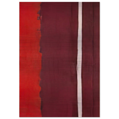 Untitled I - Barnett Newman Brushed Aluminum Print - 70x100 cm / 28x40 inches | Barnett Newman Aluminum Print | Barnett Newman Prints