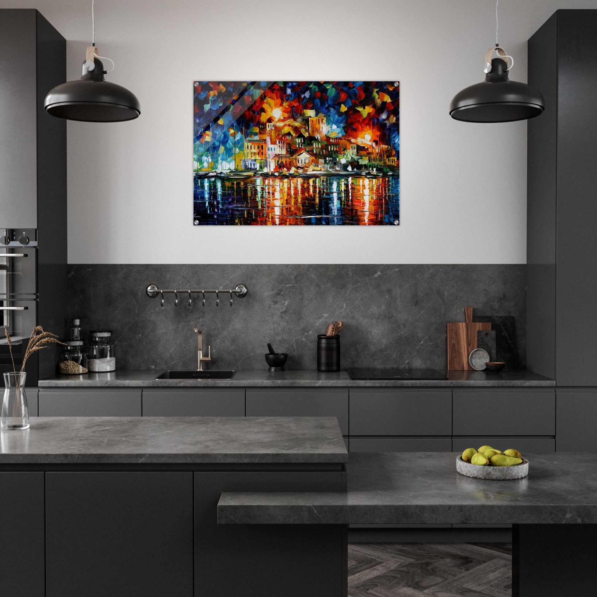 Leonid Afremov - Leonid Afremov Acrylic Print - 70x100 cm / 28x40″ inches | Leonid Afremov Wall Art | Leonid Afremov Prints