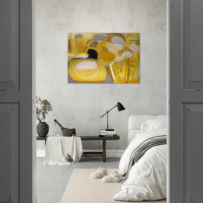 Desert Landscape - 1951 - John Ferren Brushed Aluminum Print - 70x100 cm / 28x40 inches | John Ferren Aluminum Print | John Ferren Prints