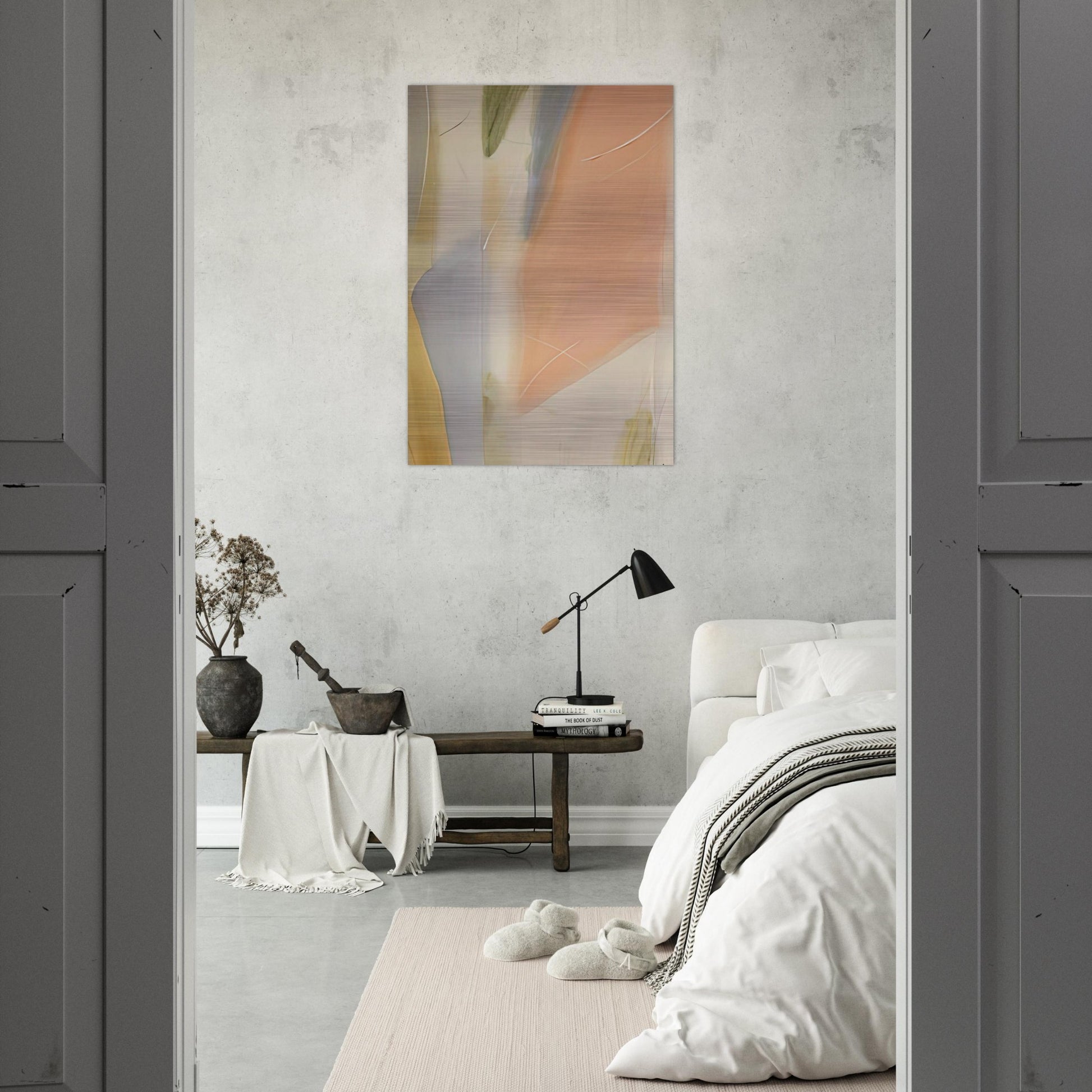 Untitled - 1987 - Larry Zox Brushed Aluminum Print - 70x100 cm / 28x40 inches | Larry Zox Aluminum Print | Larry Zox Prints