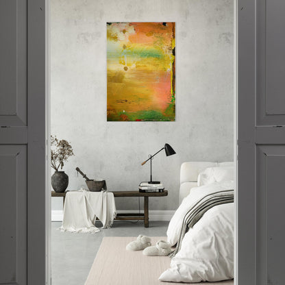 Fantasy Garden, 1992- - Helen Frankenthaler Brushed Aluminum Print - 70x100 cm / 28x40 inches | Helen Frankenthaler Aluminum Print | Helen Frankenthaler Prints