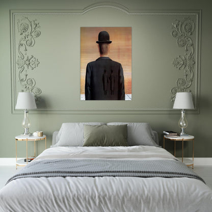 THE SPIRIT OF ADVENTURE 1962 - Rene Magritte Brushed Aluminum Print - 70x100 cm / 28x40 inches | Rene Magritte Aluminum Print | Rene Magritte Prints