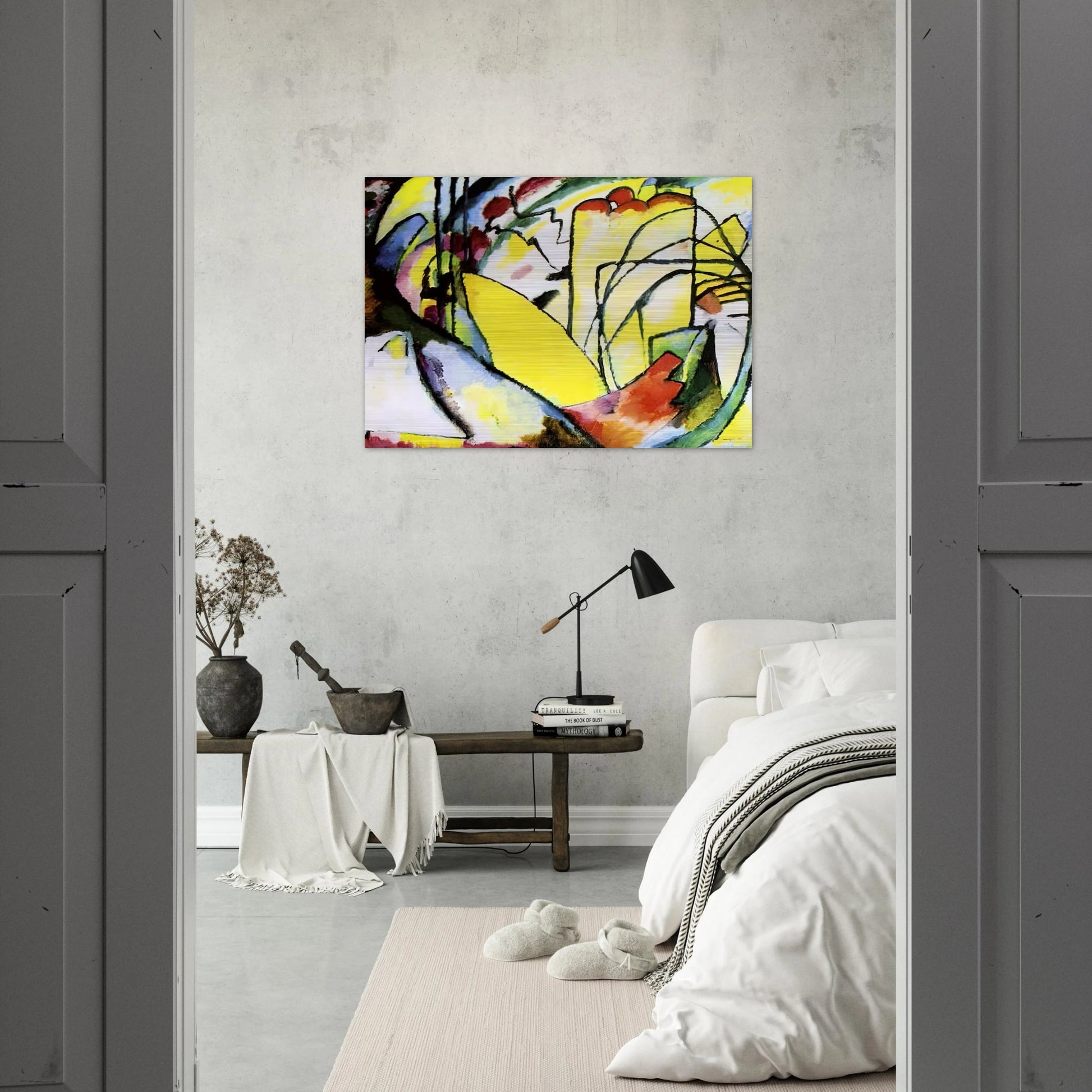 IMPROVISATION 10 1910 - Wassily Kandinsky Brushed Aluminum Print - 70x100 cm / 28x40 inches | Wassily Kandinsky Aluminum Print | Wassily Kandinsky Prints